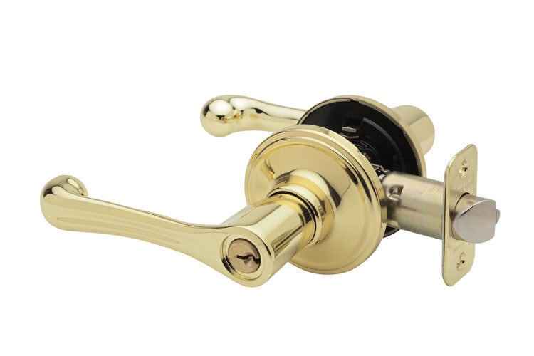 Copper Creek BL2240BC black keyed entry door lever