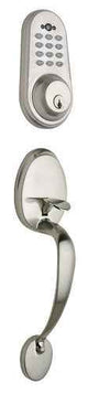 Copper Creek CZE2630LFPB polished brass keyless entry electronic handleset