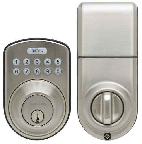 Copper Creek DBE3410SFSS satin stainless single cylinder