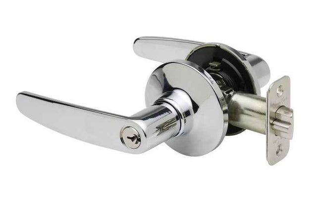 Copper Creek JL2240AB antique brass keyed entry door lever