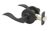 Copper Creek WL2220LHBC black passage door lever