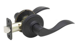 Copper Creek WL2220RHBC black passage door lever