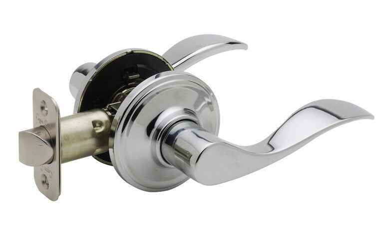 Copper Creek WL2220RHPS polished stainless passage door lever