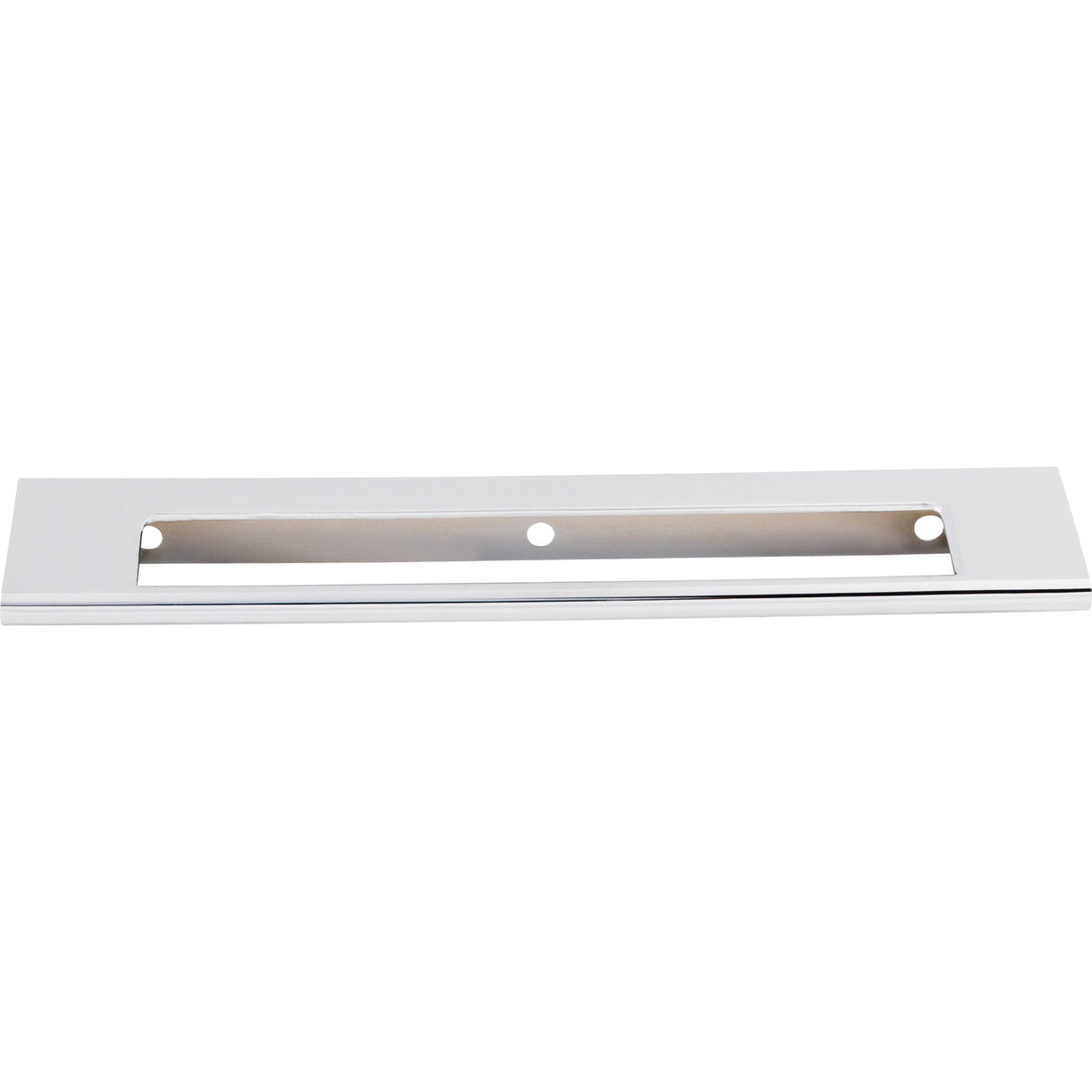 Top Knobs TK522PC Europa Cut Out 6" Center to Center Finger Pull Polished Chrome