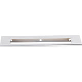 Top Knobs TK522PC Europa Cut Out 6" Center to Center Finger Pull Polished Chrome