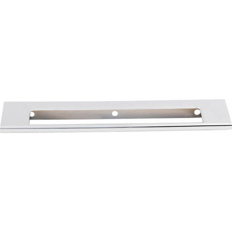 Top Knobs TK522PC Europa Cut Out 6" Center to Center Finger Pull Polished Chrome