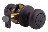 Kwikset CP740J-15S satin nickel keyed entry door knob