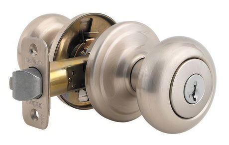 Kwikset CP740J-501S rustic bronze keyed entry door knob