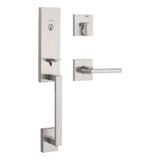 Kwikset CP818VNHXHFLSQT-15S satin nickel handleset trim pack