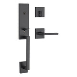 Kwikset CP818VNHXHFLSQT-514S iron black handleset trim pack