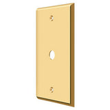 Deltana CPC4764CR003 lifetime polished brass switch plate