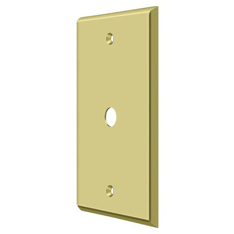 Deltana CPC4764U3 polished brass switch plate