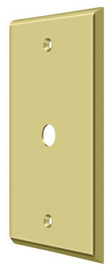 Deltana CPC4764U3 polished brass switch plate
