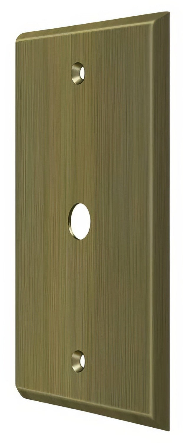 Deltana CPC4764U5 antique brass switch plate