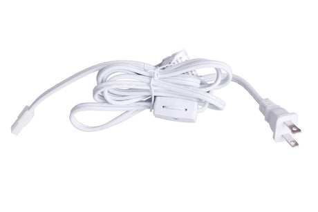 Craftmade CPK11-PG6-W 6' Under Cabinet Puck Cord and Plug White
