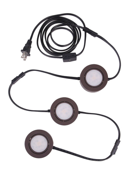 Craftmade CPK1103-BZ-LED-LED 2.75" LED Under Cabinet Puck Bronze