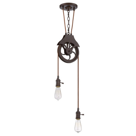 Craftmade CPMKP-2ABZ aged bronze brushed pulley pendant hardware