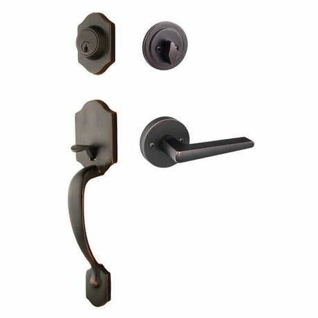 Sure-Loc CR507-BS-RD 11P vintage bronze single cylinder handleset