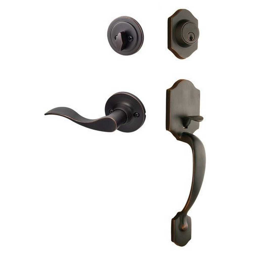 Sure-Loc CR507-SB LH 11P vintage bronze single cylinder handleset