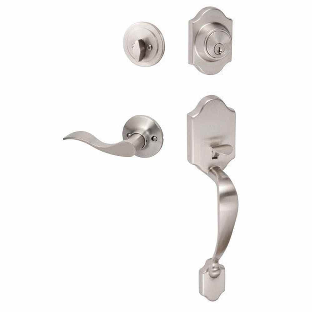 Sure-Loc CR507-SB LH 15 satin nickel single cylinder handleset