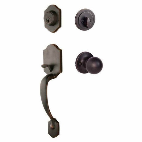 Sure-Loc CR507-TA 11P vintage bronze single cylinder handleset