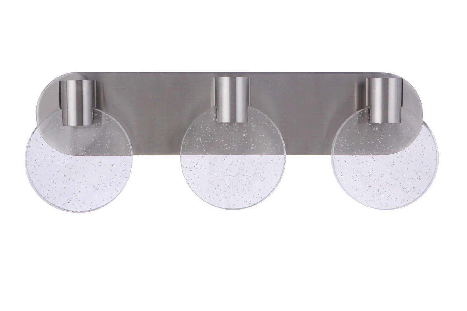 Craftmade 15122BNK-LED 15122-LED Glisten 3 Light LED Vanity Brushed Polished Nickel