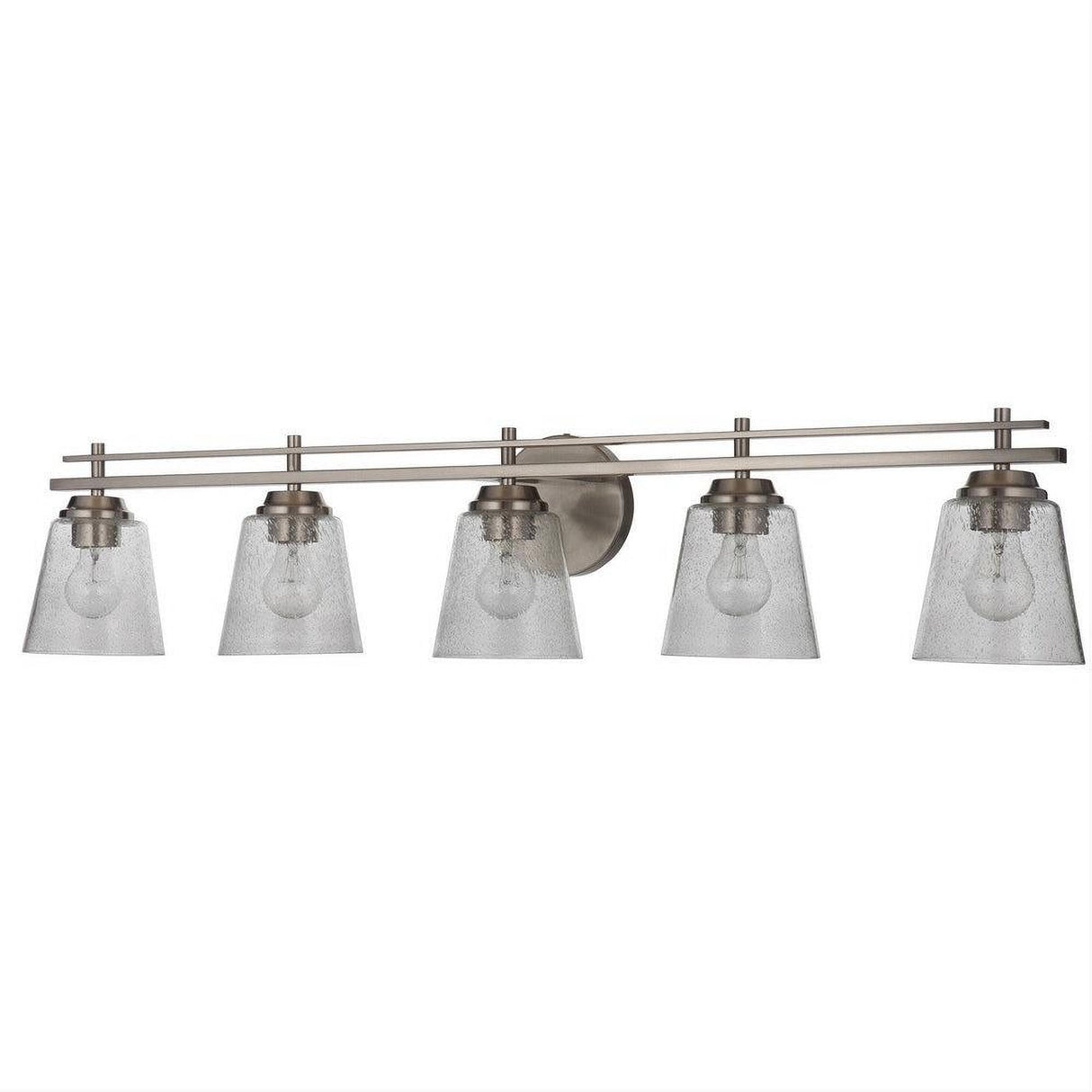 Craftmade 19642BNK5 19642-5 Drake 5 Light Vanity Brushed Polished Nickel