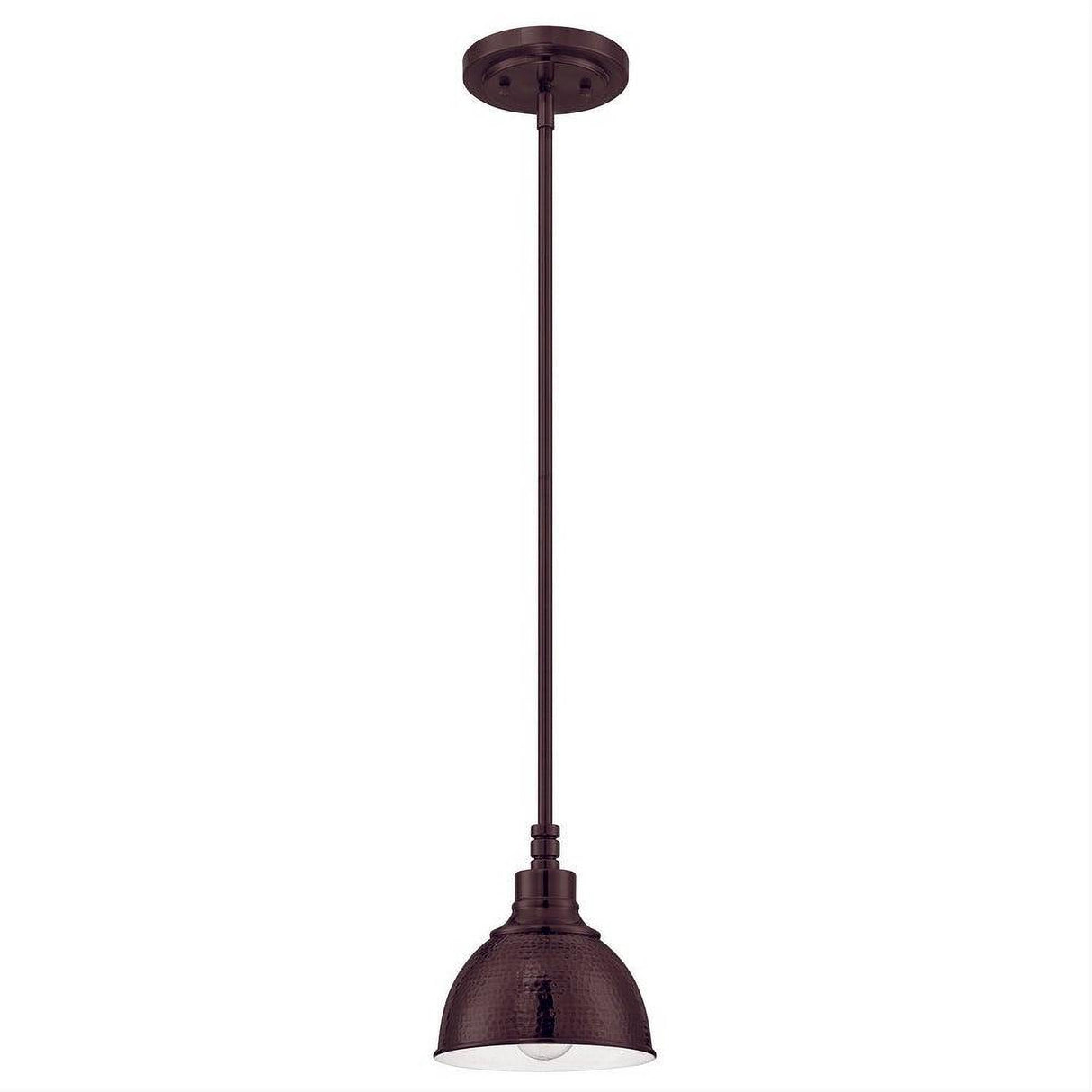 Craftmade 35991-ABZ Timarron 1 Light Mini Pendant Aged Bronze Brushed