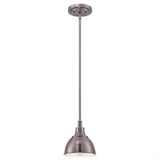 Craftmade 35991-AN Timarron 1 Light Mini Pendant Antique Nickel