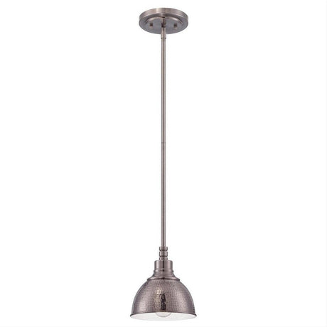 Craftmade 35991-AN Timarron 1 Light Mini Pendant Antique Nickel