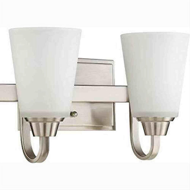 Craftmade 41902-BNK Grace 2 Light Vanity in Brushed Polished Nickel