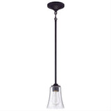 Craftmade 50491-FB Gwyneth 1 Light Mini Pendant Flat Black