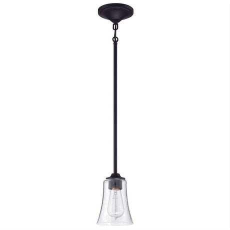 Craftmade 50491-FB Gwyneth 1 Light Mini Pendant Flat Black