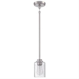 Craftmade 50591-BNK Bolden 1 Light Mini Pendant Brushed Polished Nickel