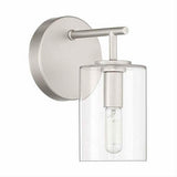 Craftmade 55661-SN Hailie 1 Light Wall Sconce Satin Nickel