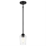 Craftmade 56191-FB Shayna 1 Light Mini Pendant Flat Black