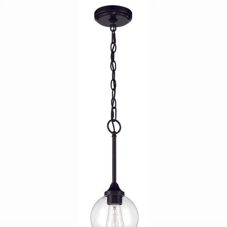 Craftmade 56291-FB Glenda 1 Light Mini Pendant Flat Black