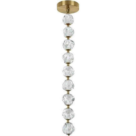 Craftmade 59492-SB-LED-LED Jackie 9 Light LED Pendant Satin Brass