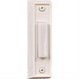 Craftmade BS6-W Surface Mount Rectangle Lighted Push Button Doorbell White