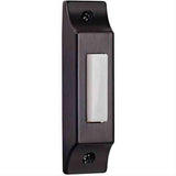 Craftmade BSCB-B Surface Mount Builder's Series LED Lighted Push Button Doorbell Black