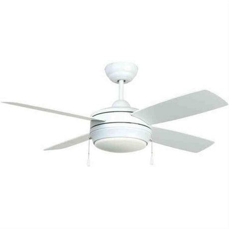Craftmade LAV44MWW4LK-LED 44" Laval Ceiling Fan in Matte White