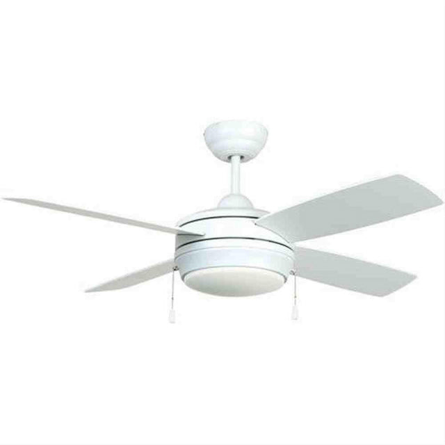 Craftmade LAV44MWW4LK-LED 44" Laval Ceiling Fan in Matte White