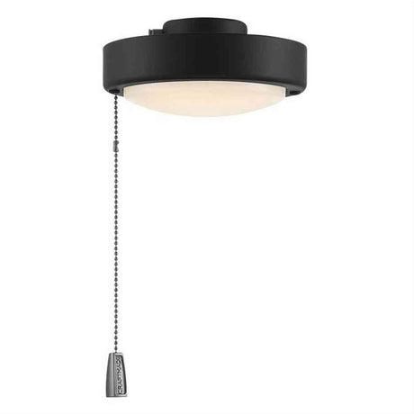 Craftmade LK2901-FB 1 Light Universal LED Disk Ceiling Fan Light Kit Flat Black