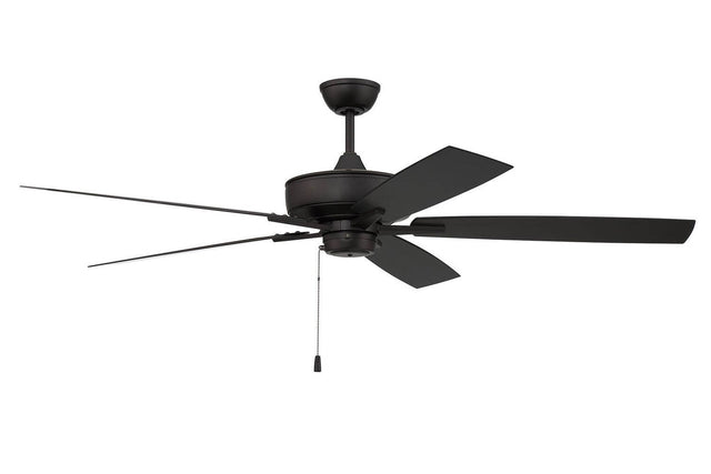 Craftmade OS60FB5 flat black ceiling fan blades included