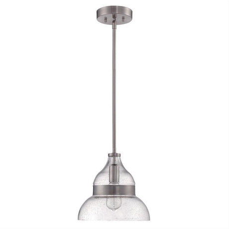 Craftmade P960BNK1 P960-1 Smyth 1 Light Mini Pendant Brushed Polished Nickel