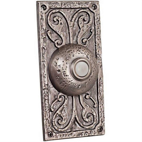 Craftmade PB3037-AP Surface Mount Designer LED Lighted Push Button Doorbell Antique Pewter