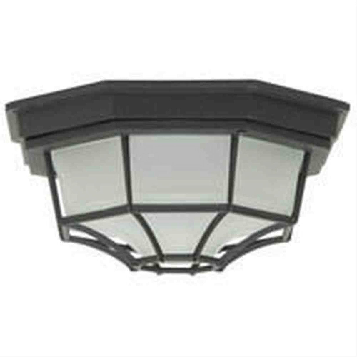 Craftmade Z390-TB Octagonal Bulkhead 1 Light Small Flush/Wall Mount in Textured Black