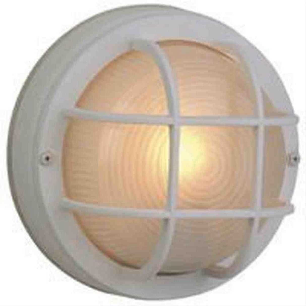 Craftmade Z394-TW Round Bulkhead 1 Light Small Flush/Wall Mount Textured White
