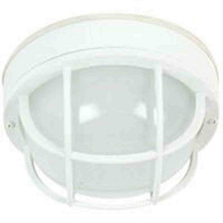 Craftmade Z395-TW Round Bulkhead 1 Light Large Flush/Wall Mount Textured White