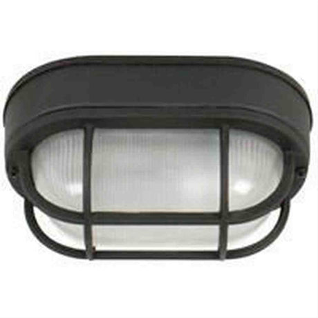 Craftmade Z396-TB Oval Bulkhead 1 Light Small Flush/Wall Mount Textured Black